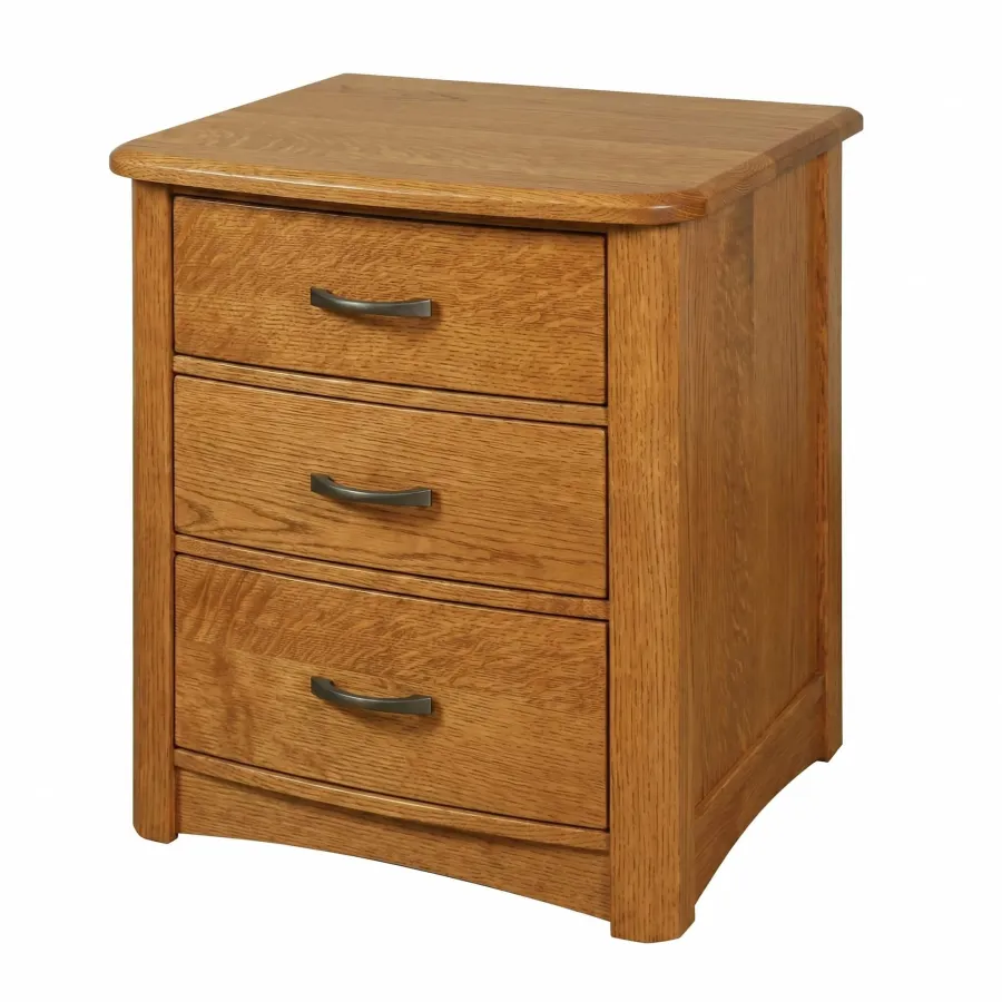 Criswell meridian 3 drawer night stand.