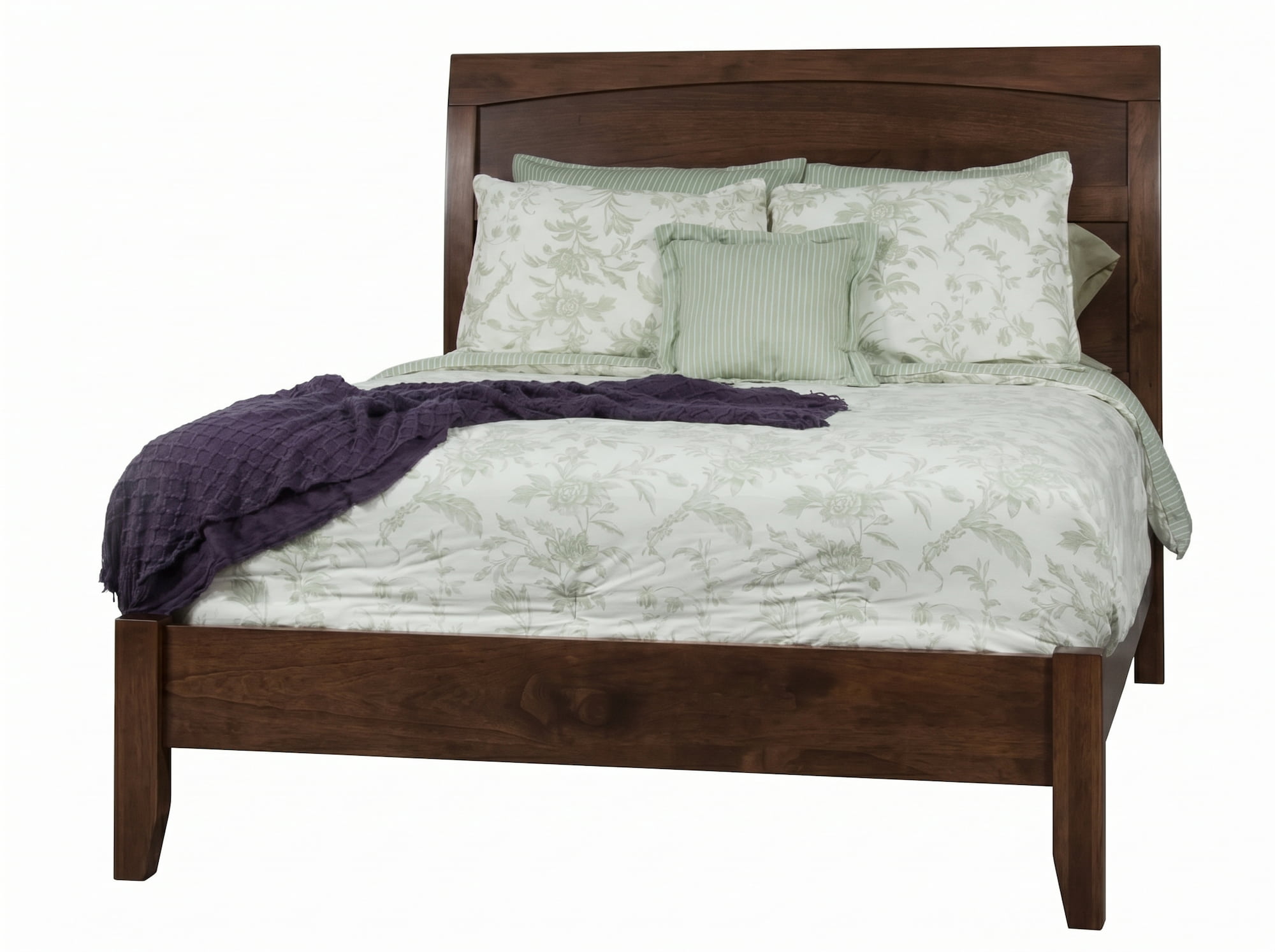 Criswell Kingston wood panel bed