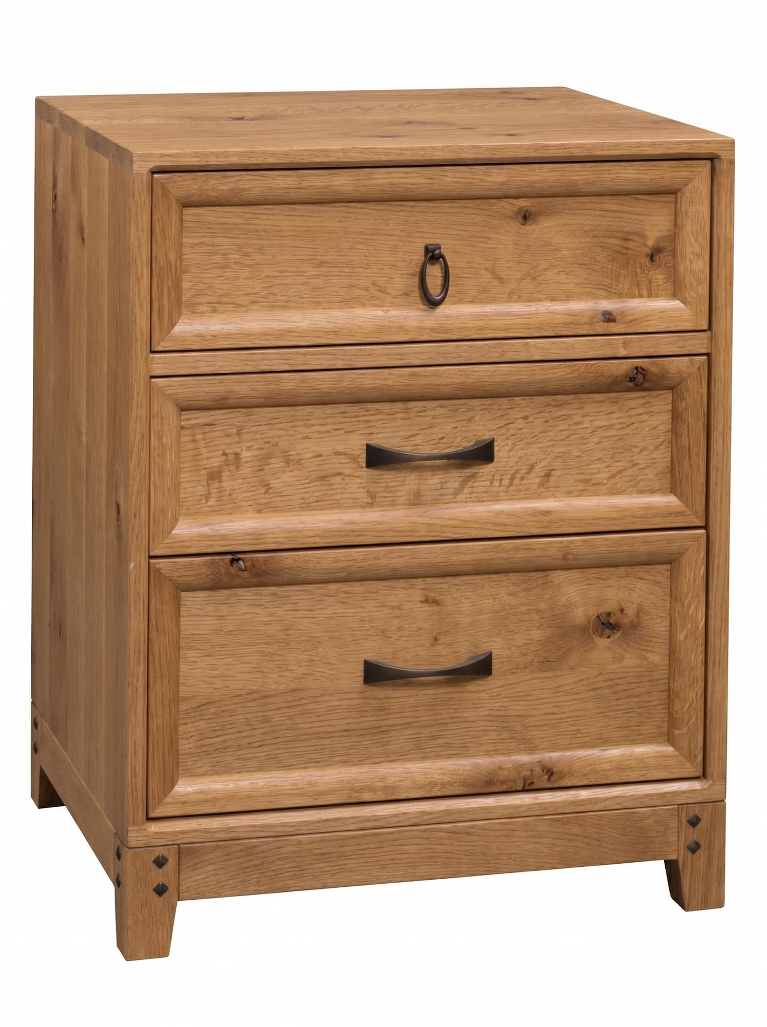 Criswell Glendale 3 drawer nightstand.