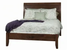 Criswell Kingston wood panel bed