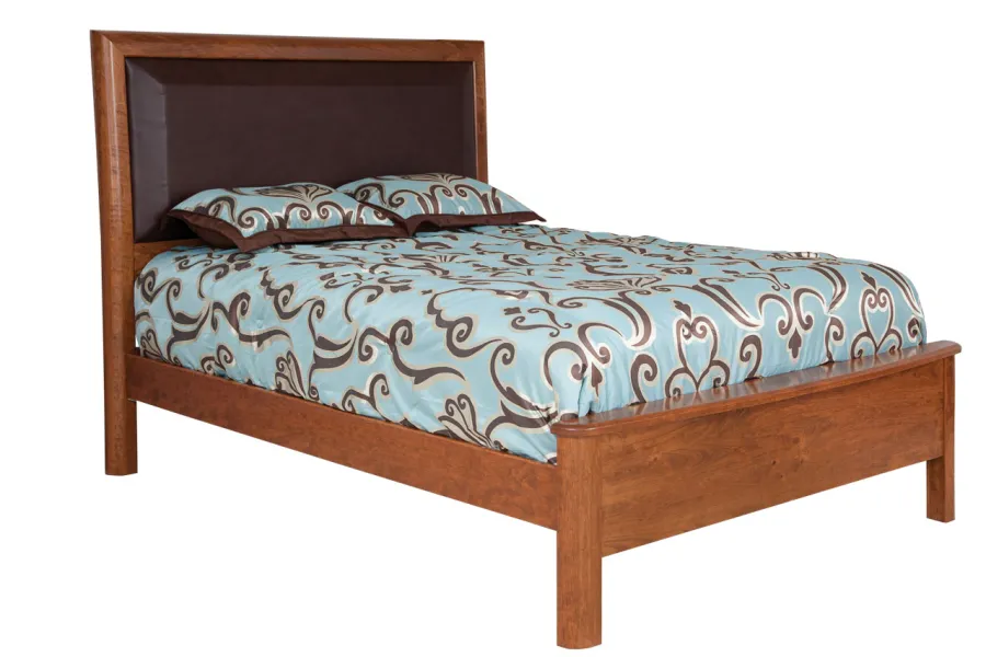501 Meridian Leather Panel Bed