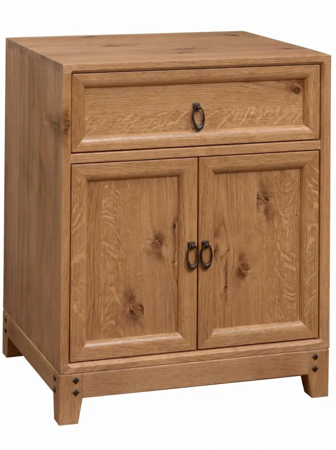 Criswell Glendale 1 drawer 2door nightstand.