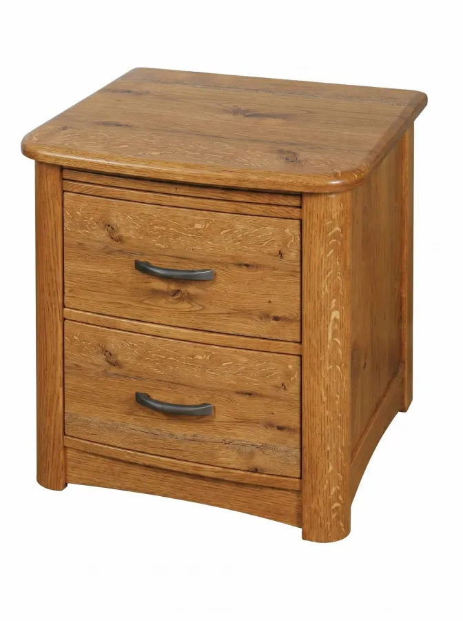 Criswell meridian 2 drawer nightstand.