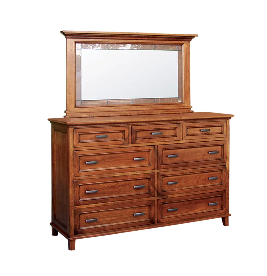 All dressers available in 60” width. 3-drawer, 2-drawer, and 1-draer