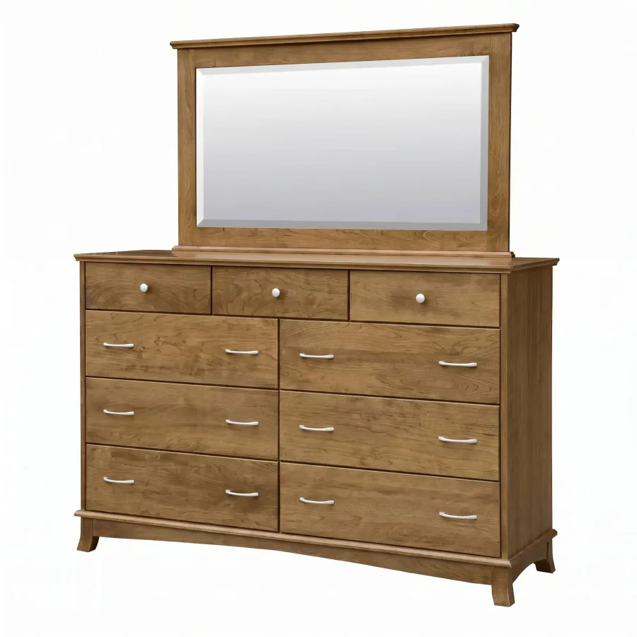 711 Crescent dresser with 750 Mirror