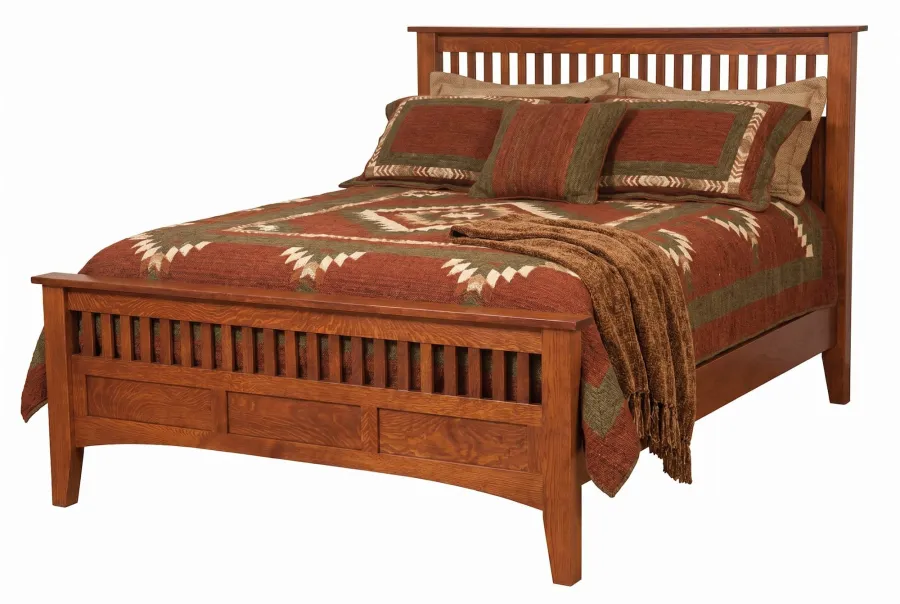 8001 Misson Antique Panel Bed