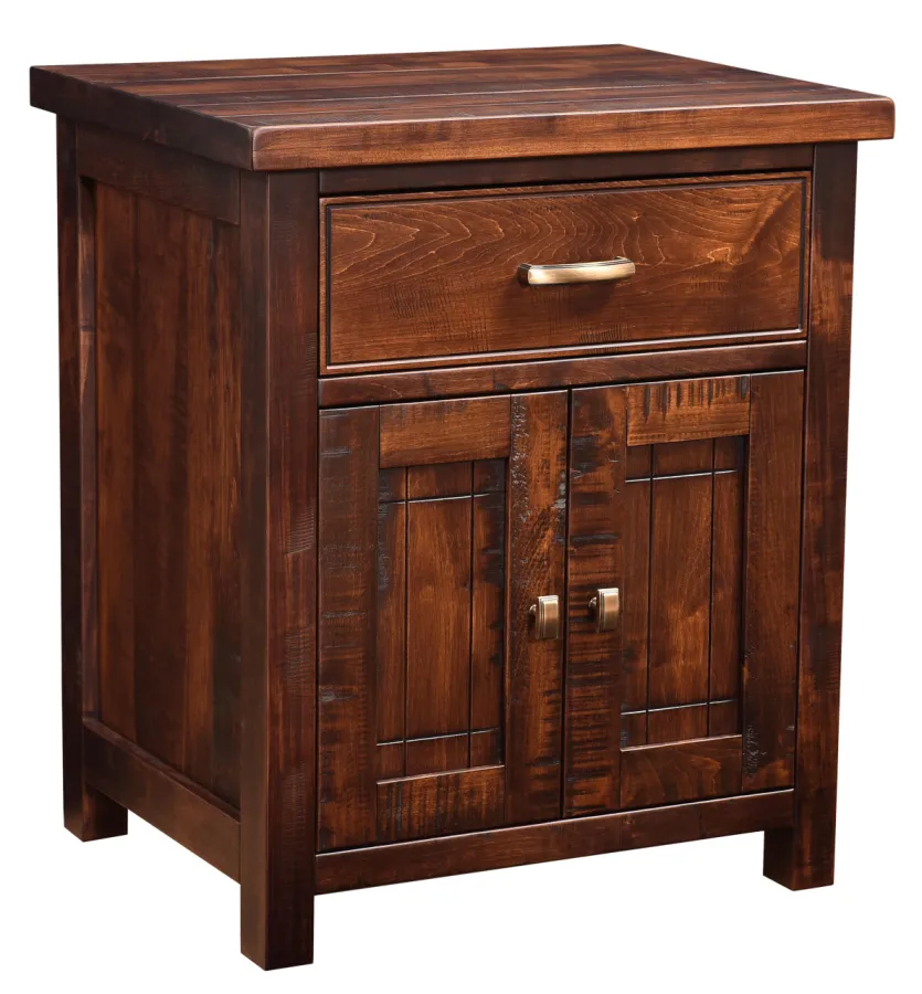 9020 Timbermill 1-Drawer 2-Door Nightstand